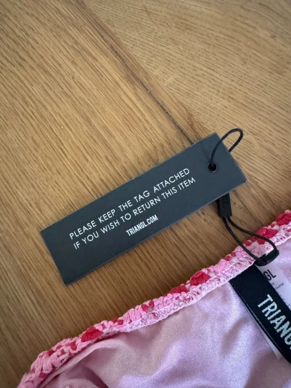 Triangl Maia Alina Crochet Bikini Bottom — Pink | XXS | Cheeky | NWT
